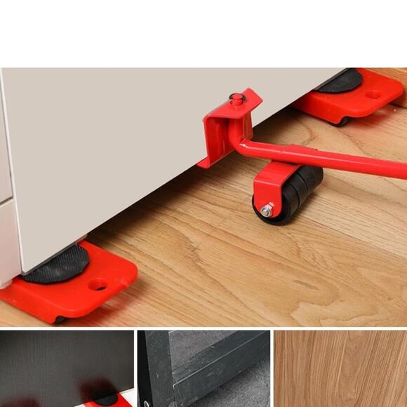 Furniture Lift Mover Tool Set Wheels Dolly 330Lbs Capacity 360 Rotation - Picture 5 of 6